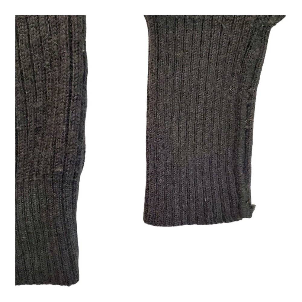Military Sweater Men's 42 Green 100% Wool Pullover Commando Vintage Long Sleeve - Picture 10 of 15